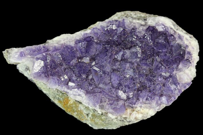 Purple Cubic Fluorite Crystal Cluster - Morocco #108712